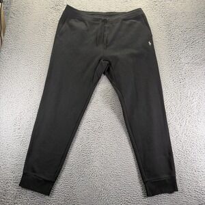 Polo Ralph Lauren Sweatpants Mens XXL Black Joggers Tapered Activewear Sports
